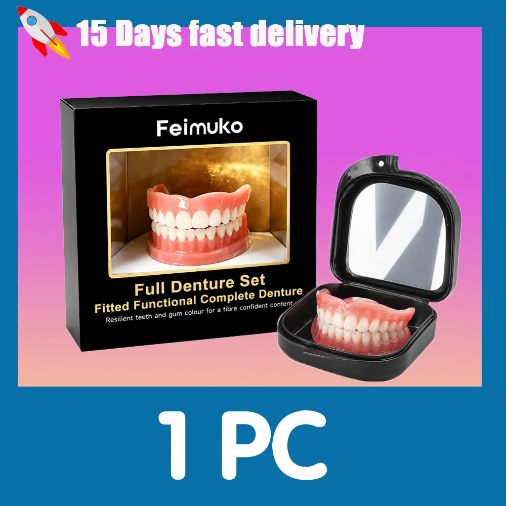 Comfortable Silicone Dentures for Natural Looking Teeth and Confidence