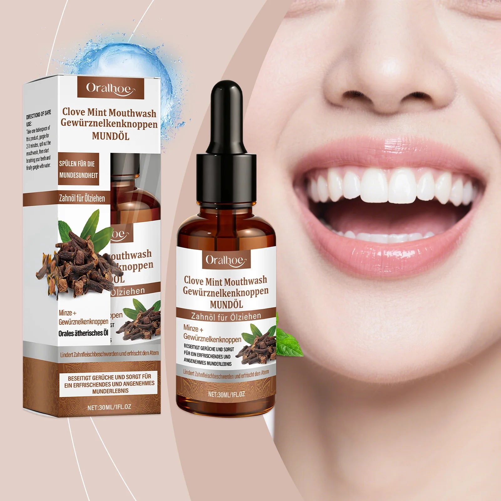 Clove Mint Mouthwash for Teeth Whitening and Fresh Breath - 11