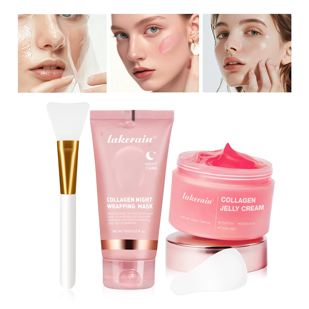 Collagen Overnight Wrapping Peel-Off Mask for Hydrating and Firming Skin - 16
