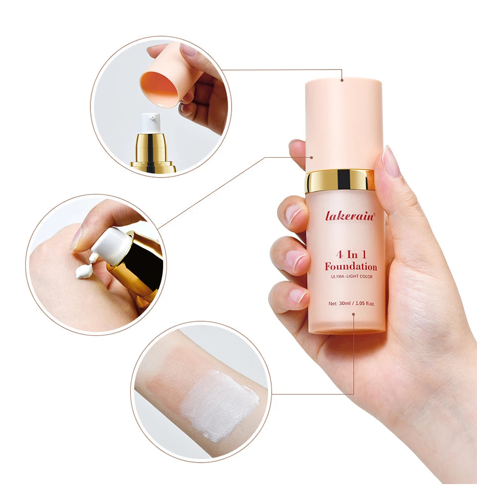 4-in-1 Color Changing Moisturizing Foundation with SPF 30+