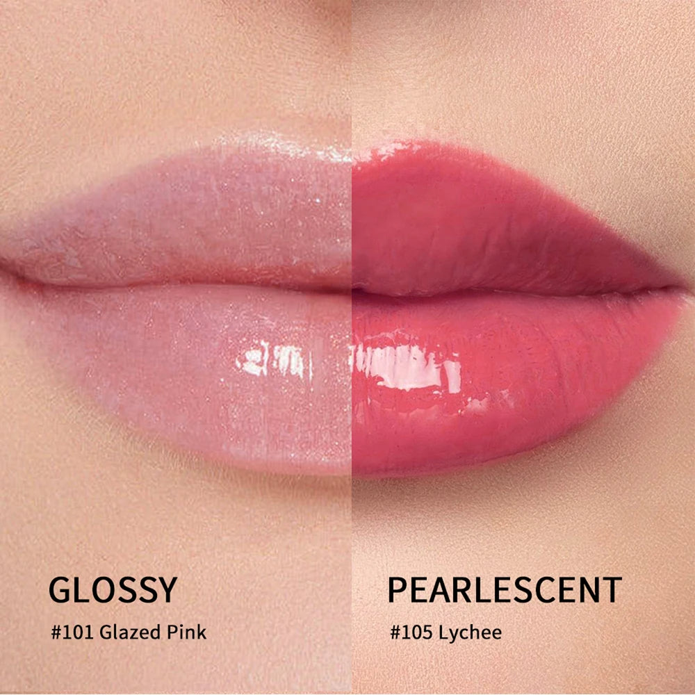 Hydrating Lip Gloss with Keychain for Long-Lasting Moisture and Shine