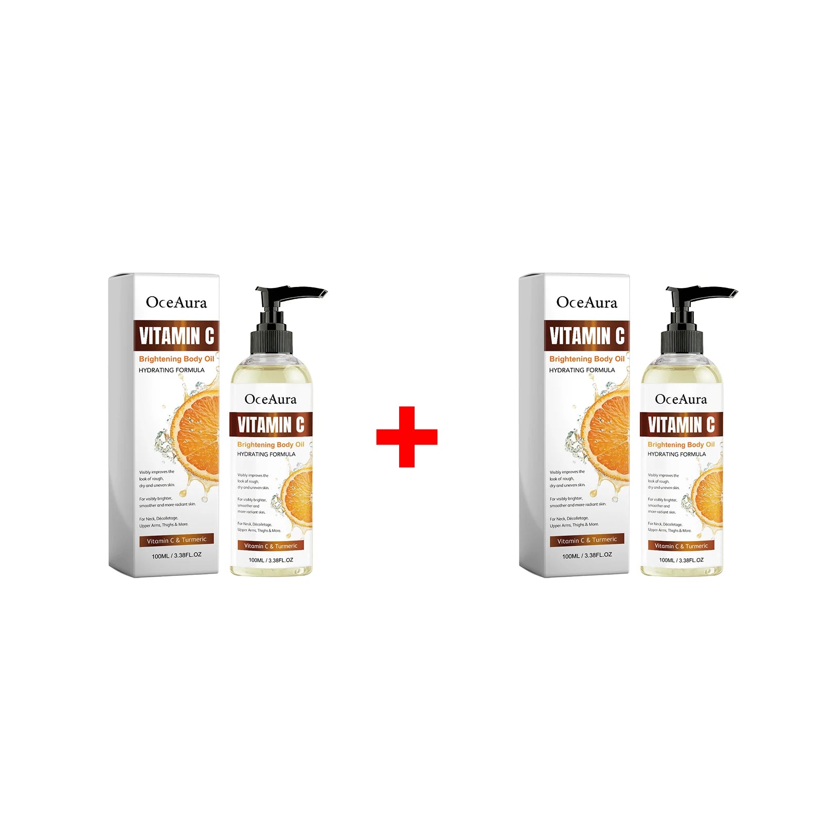 Turmeric and Vitamin C Brightening Body Oil for Hydrated Glowing Skin - 20