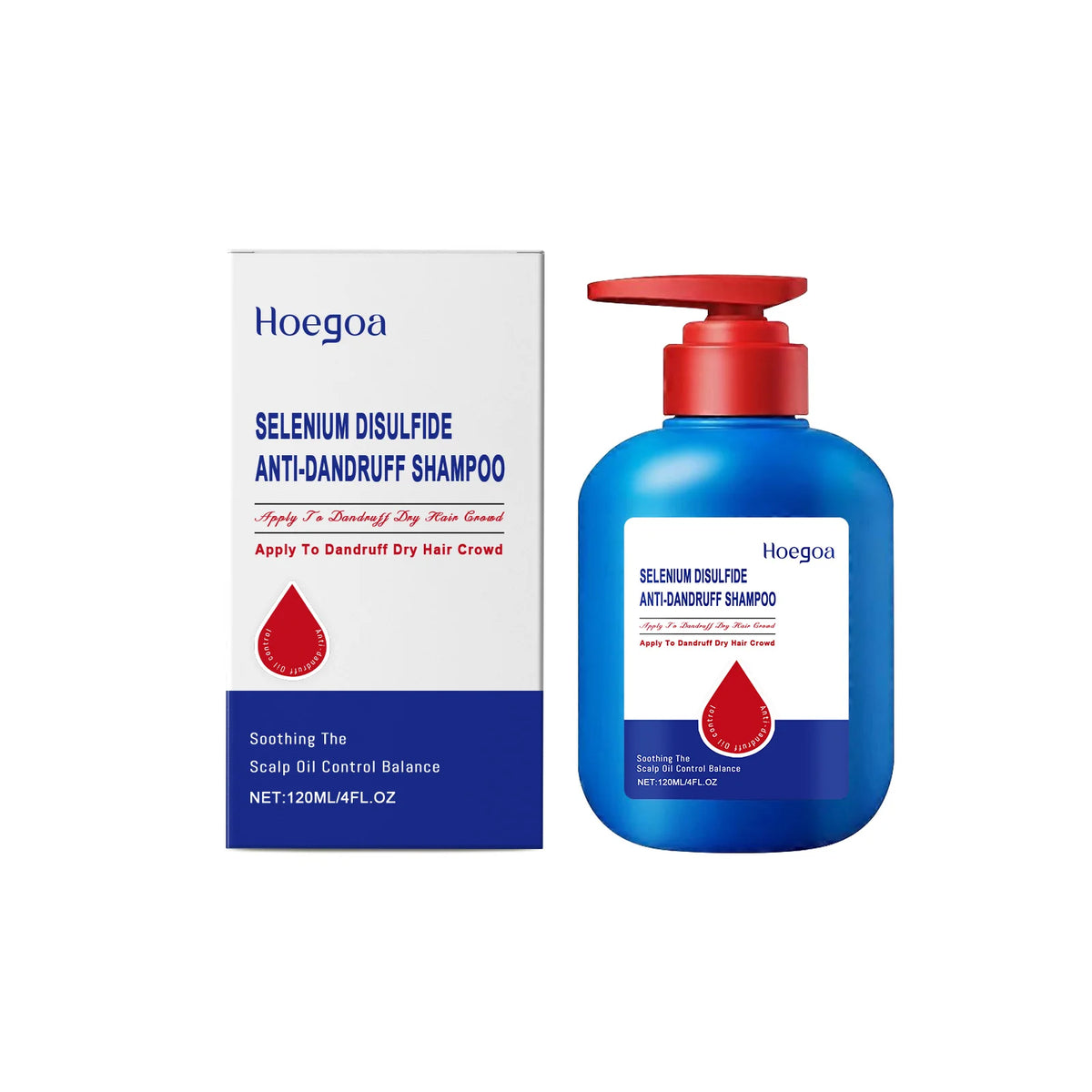 Selenium Disulfide Anti-Dandruff Shampoo for Itchy Scalp and Oil Control