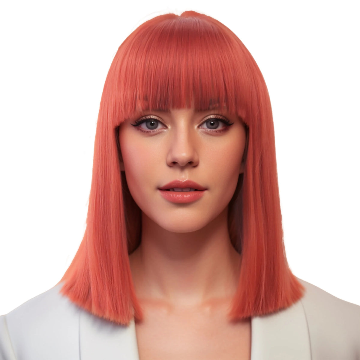 Short Straight Heat Resistant Synthetic Cosplay Wig
