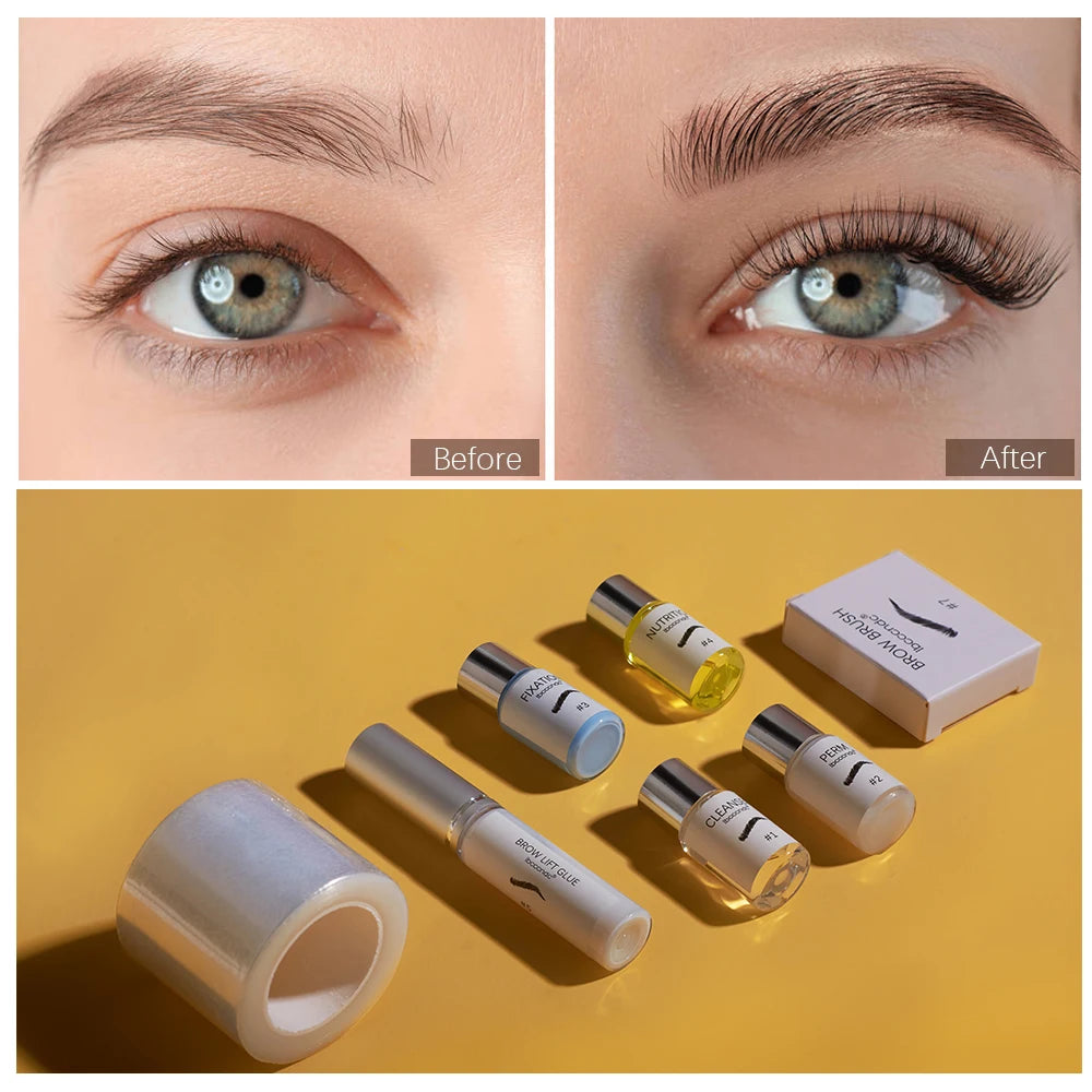 Professional Eyebrow Lamination Kit for Long-Lasting Defined Brows - 10