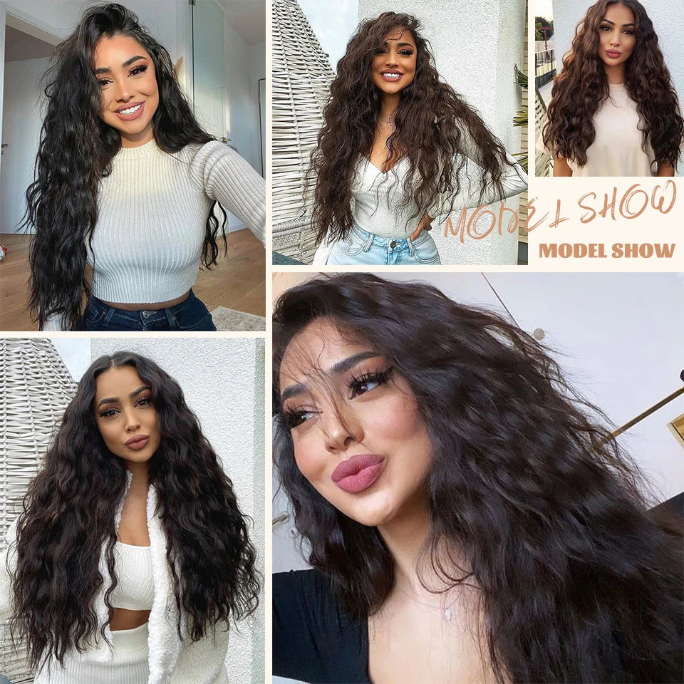 Wavy Clip-In Hair Extensions for Voluminous Styles - 20