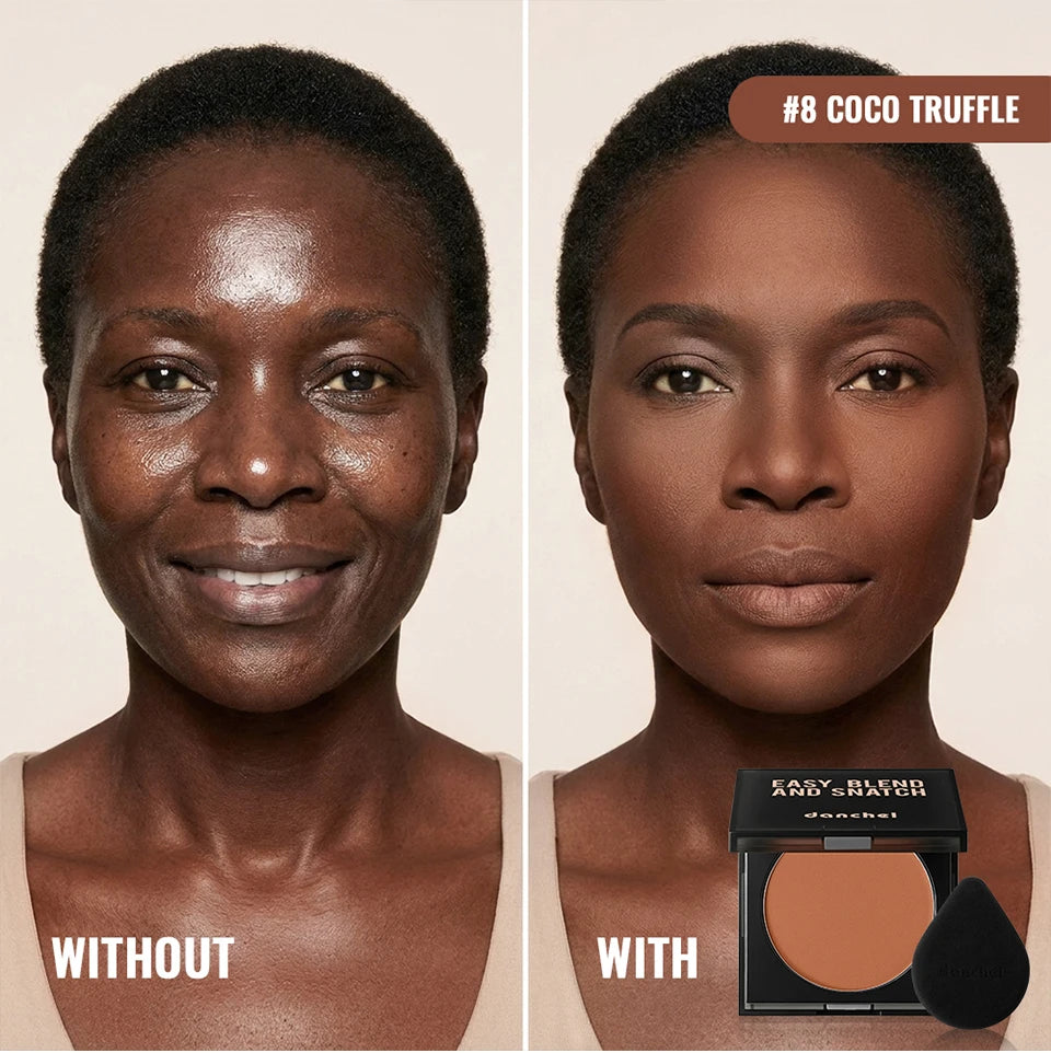 Oil Control Matte Pressed Powder for Flawless Long Lasting Face Makeup