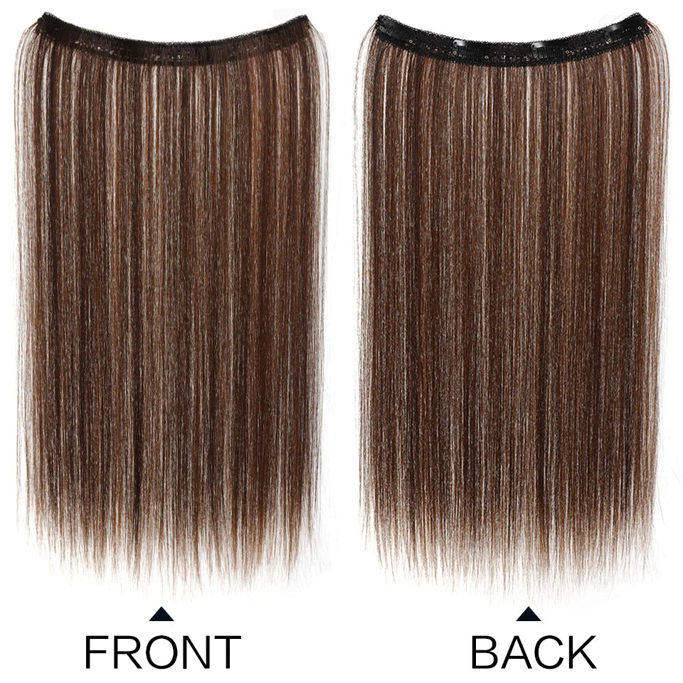 20 Inch Straight Clip-In Hair Extensions for Instant Highlights - 9