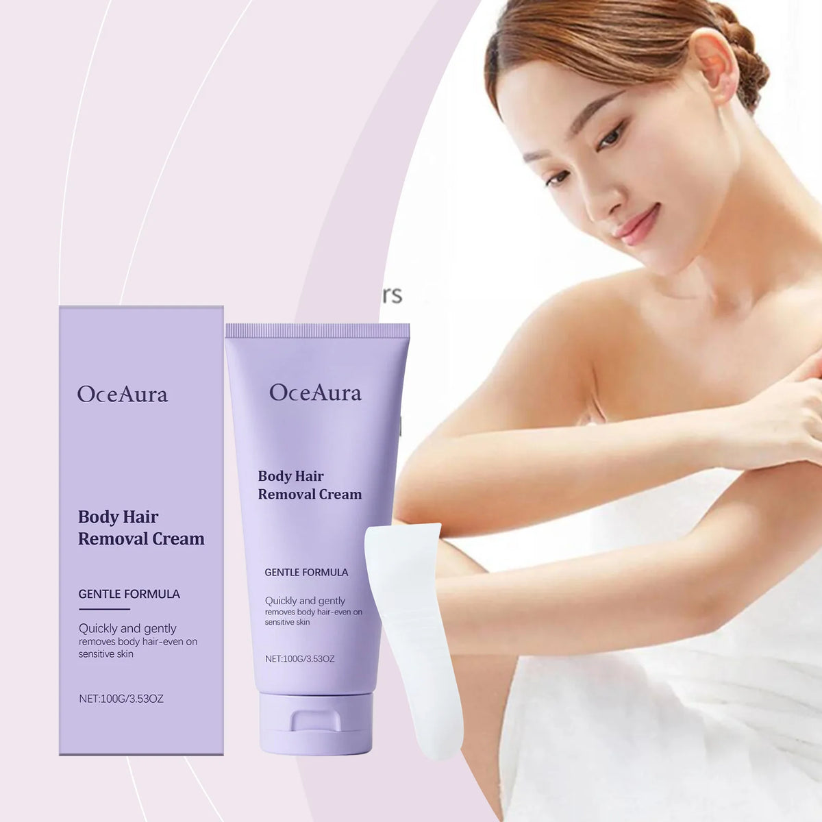 Painless Gentle Hair Removal Cream for Full Body and Sensitive Skin