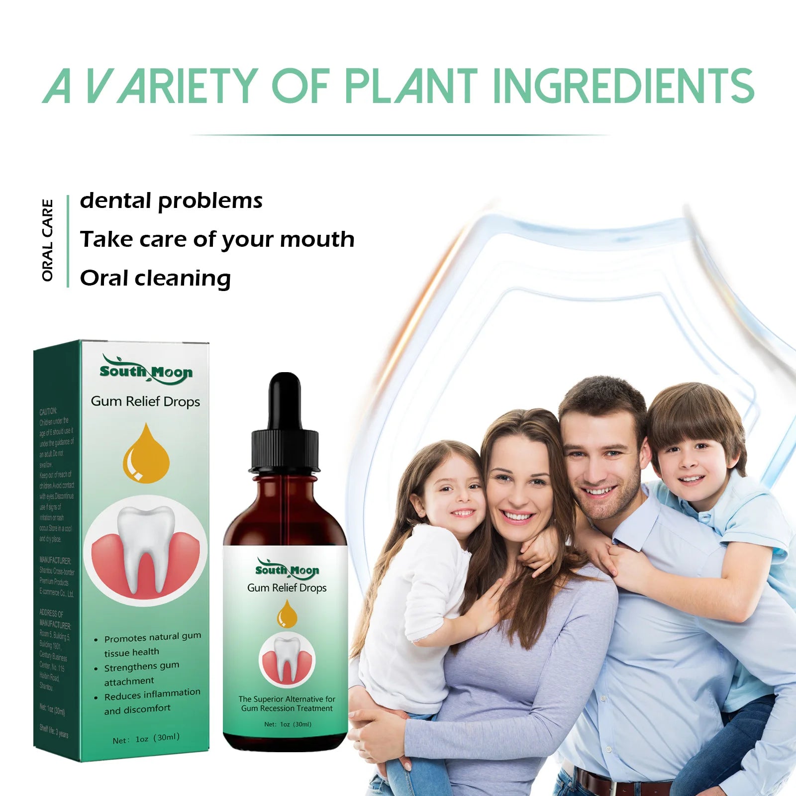 Natural Herbal Toothache and Gum Relief Drops for Oral Health Care - 12