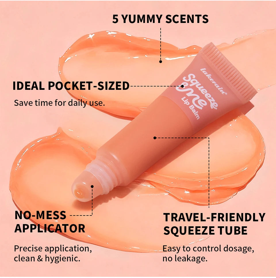Hydrating Squeeze Lip Balm for Deep Moisture and Sheer Tinted Care