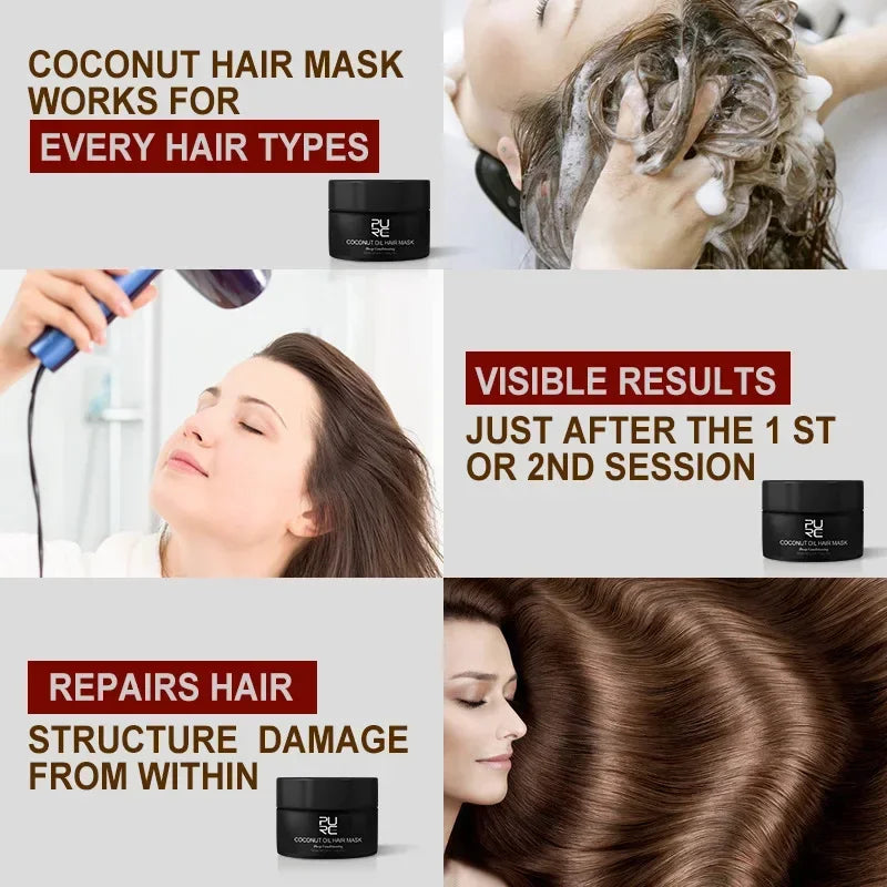 Deep Repair Collagen Hair Mask for Damaged Frizzy and Dry Hair