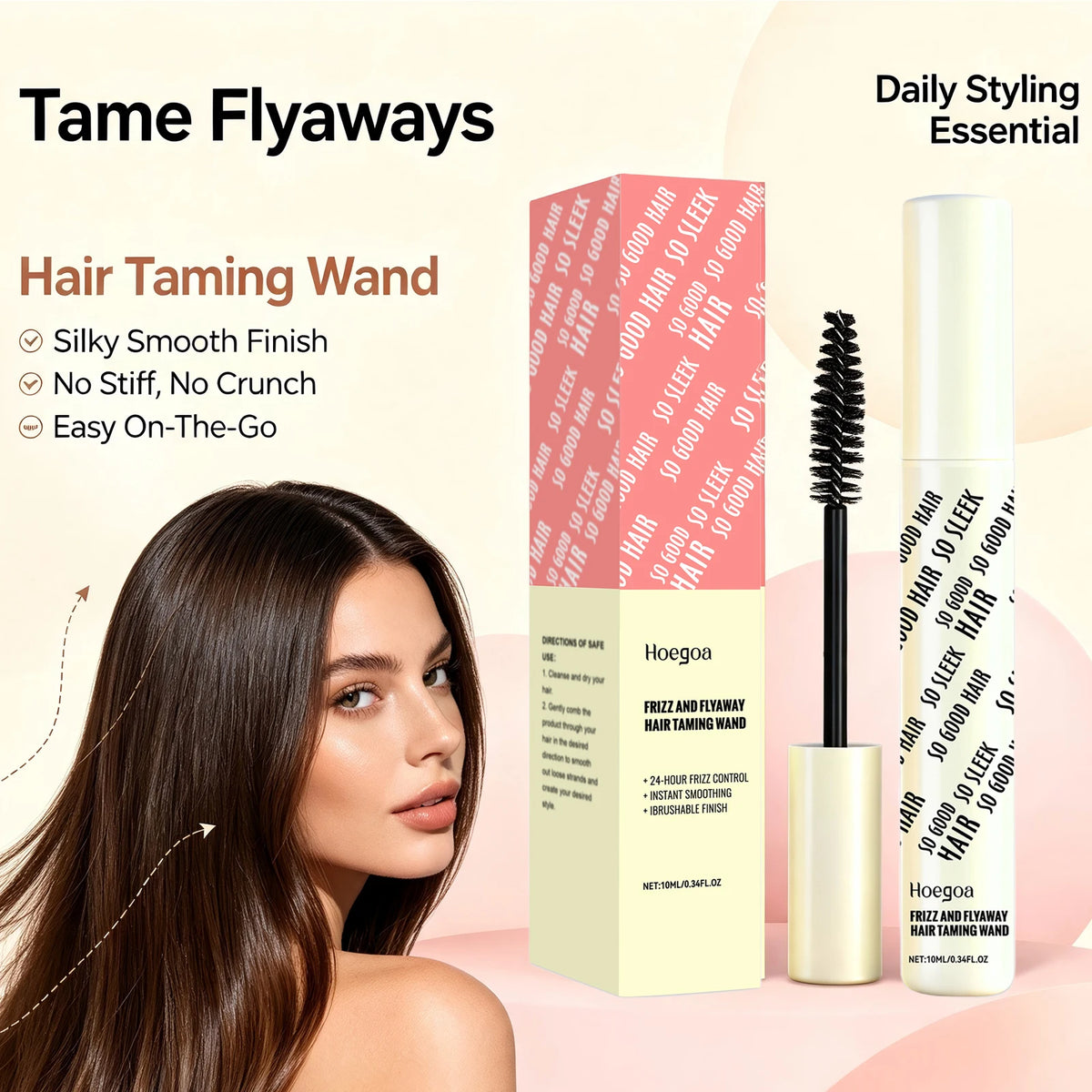 Anti-Frizz Hair Finishing Stick for Sleek and Polished Styles
