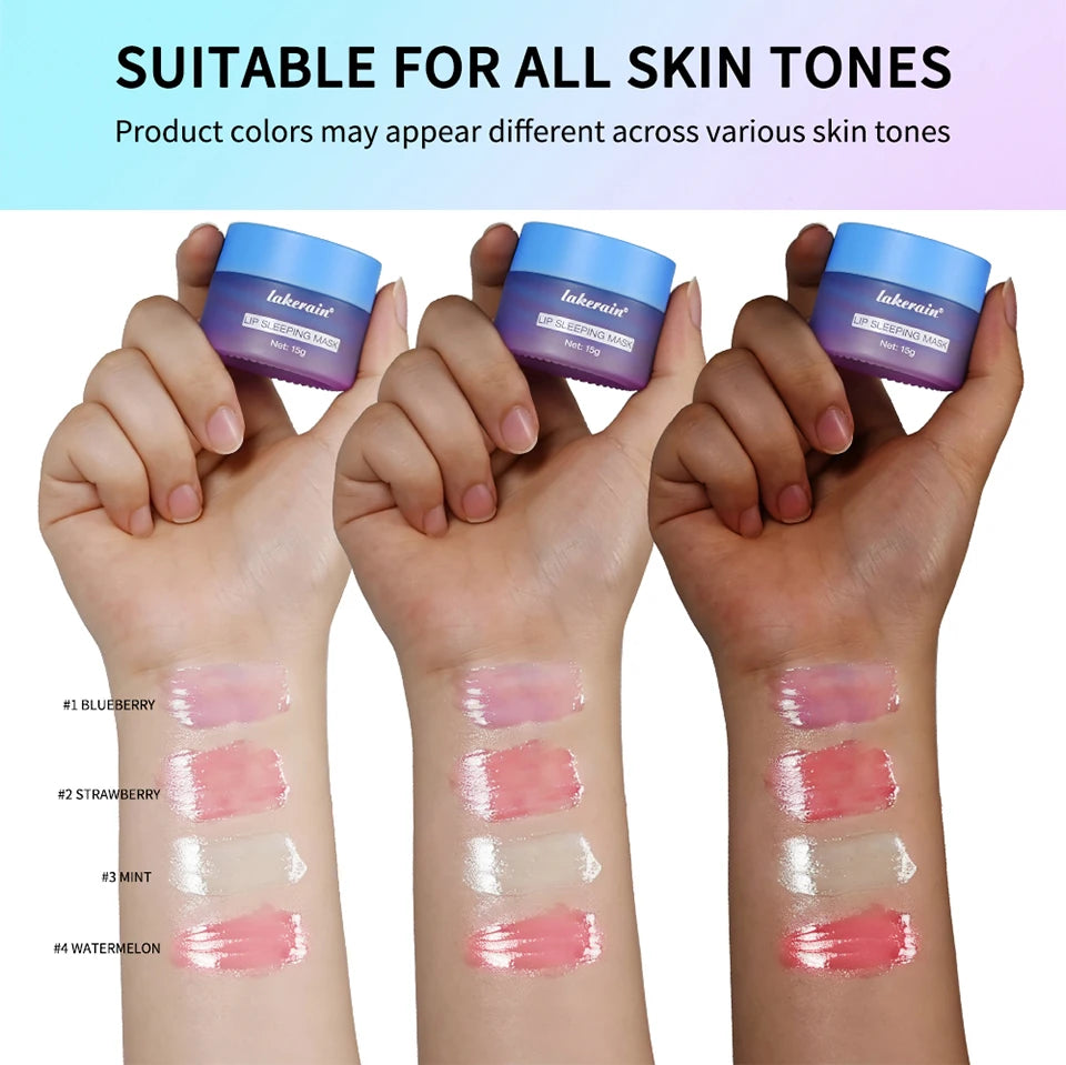 Dual-Color Hydrating Lip Sleeping Mask for Dry and Cracked Lips - 14