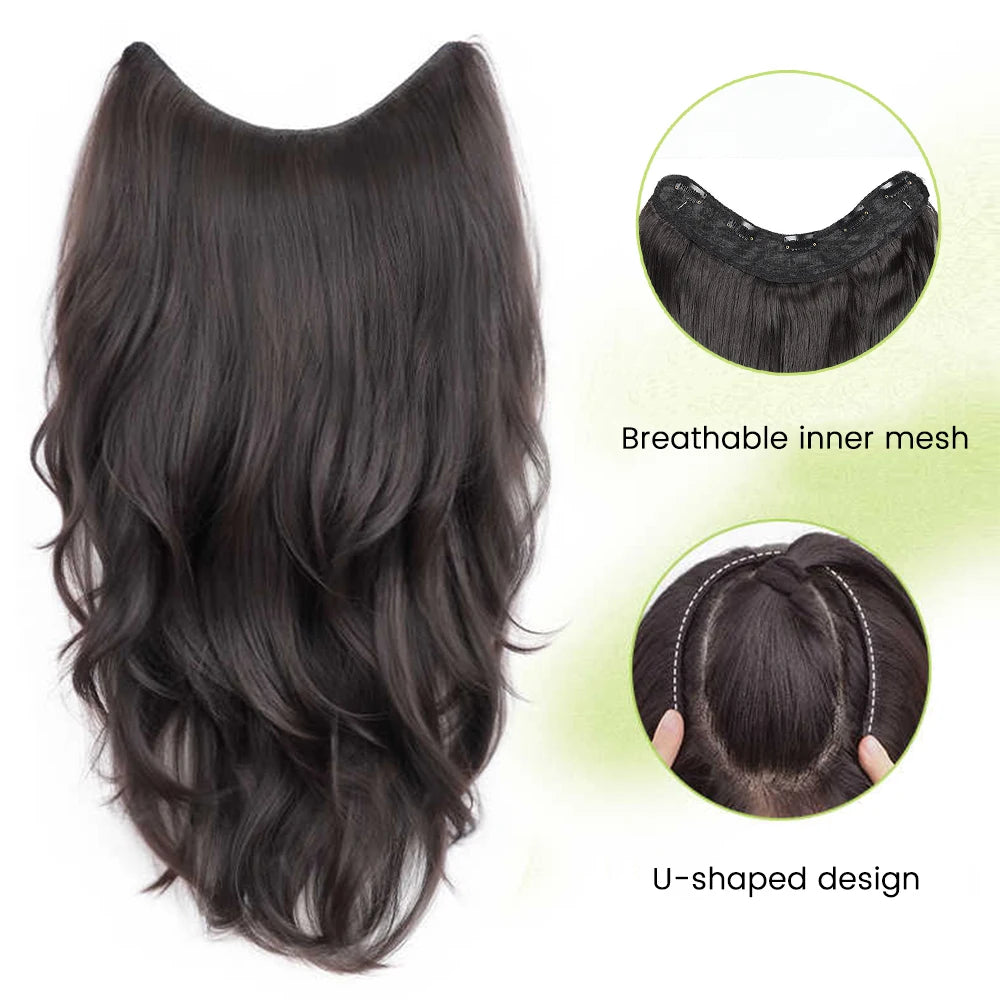 20-Inch Wavy Clip-In Hair Extensions for Instant Volume - 3