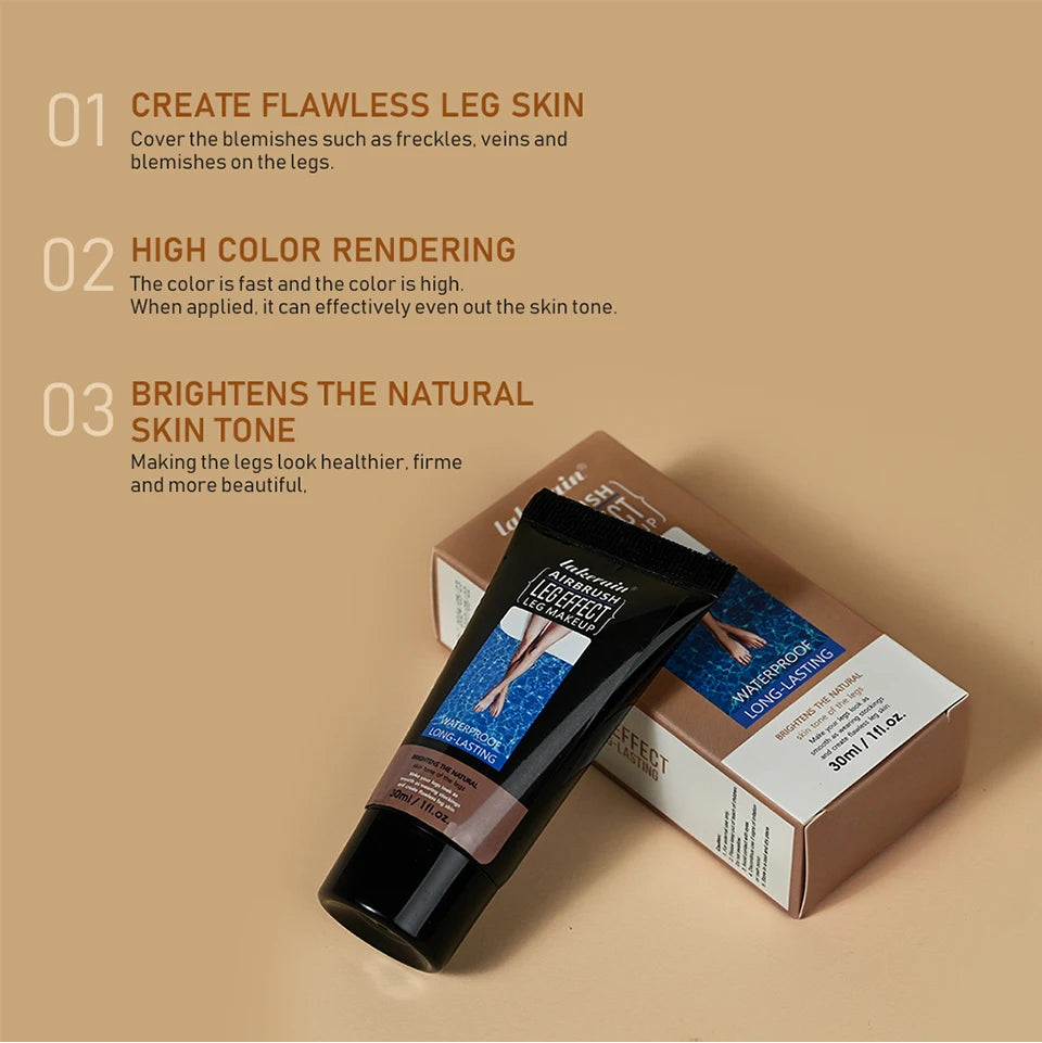 Waterproof Airbrush Leg Makeup Foundation for Flawless Smooth Skin - 9