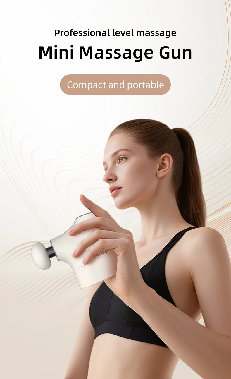 Portable Mini Percussion Massage Gun for Full Body Muscle Recovery - 7