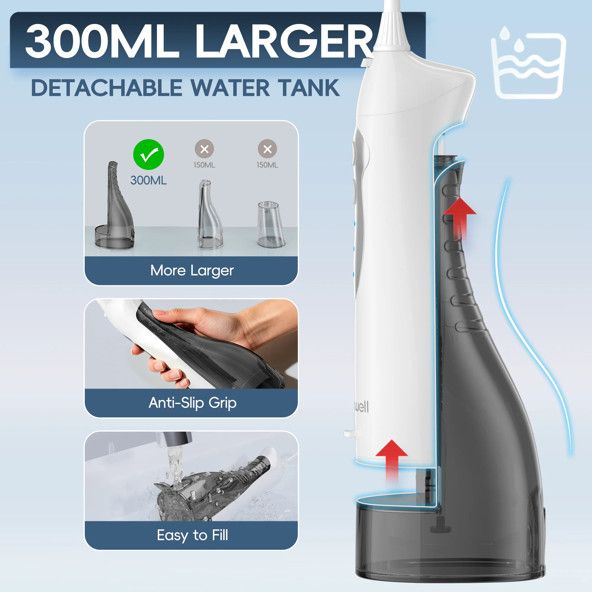 Portable Oral Irrigator and Electric Toothbrush Dental Hygiene Kit - 3