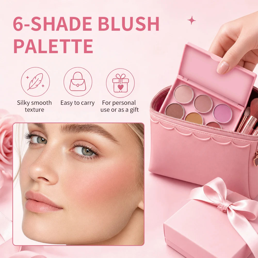 All-in-One Full Face Makeup Kit with Cosmetic Palette and Brush Set