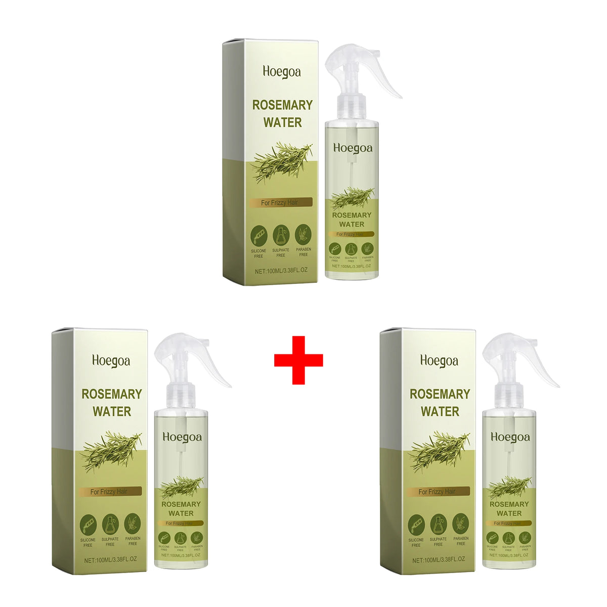 Rosemary Hair Strengthening Spray for Frizzy Hair and Scalp Nourishment