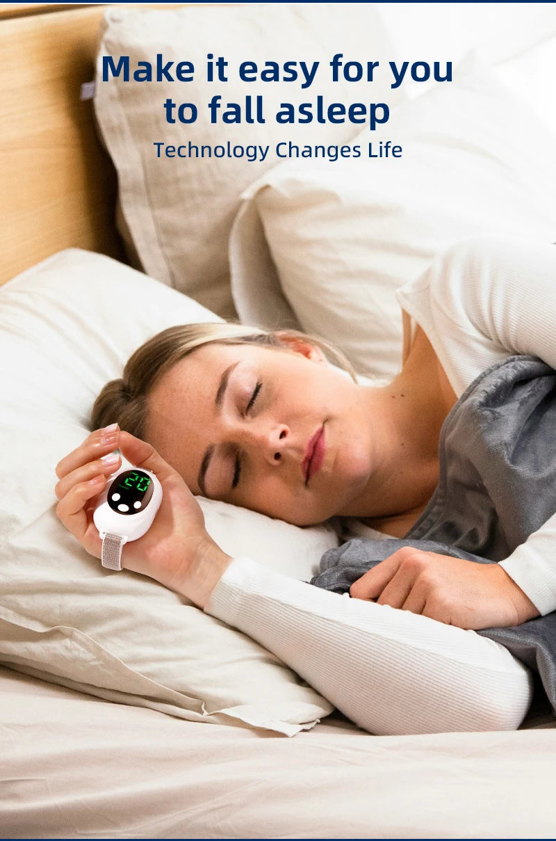 Microcurrent Handheld Sleep Aid Device for Stress and Anxiety Relief
