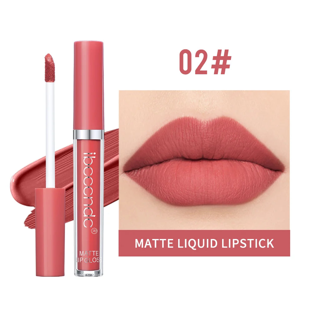 Waterproof Matte Liquid Lipstick for Long Lasting All Day Wear - 24
