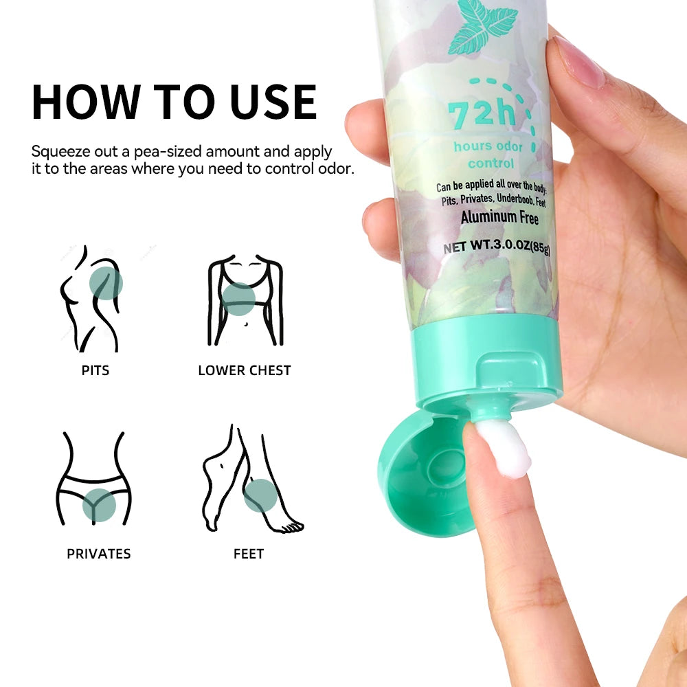 Long-Lasting Invisible Body Deodorant Cream for All-Day Freshness - 5