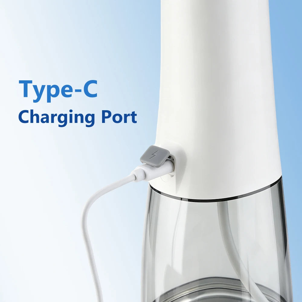 Portable Rechargeable Water Flosser for Deep Teeth and Gum Cleaning