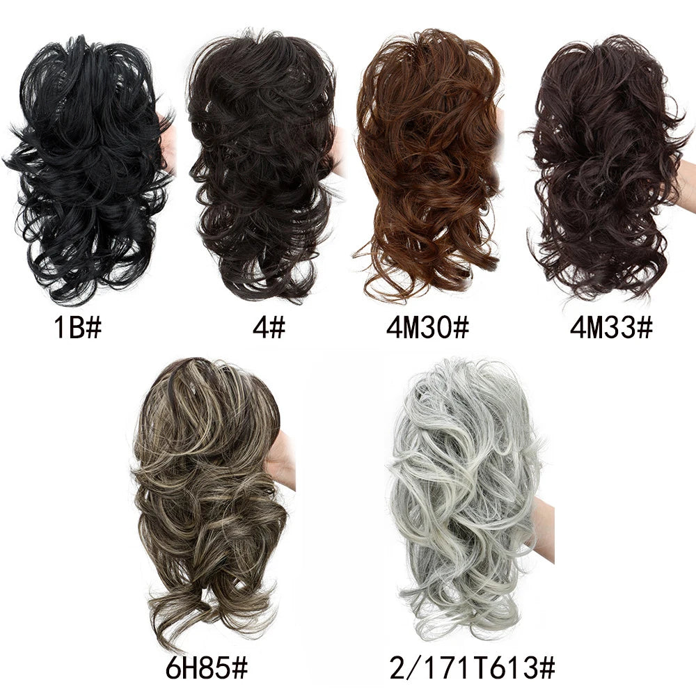 Curly Claw Clip Ponytail Extension for Instant Volume and Hairstyle