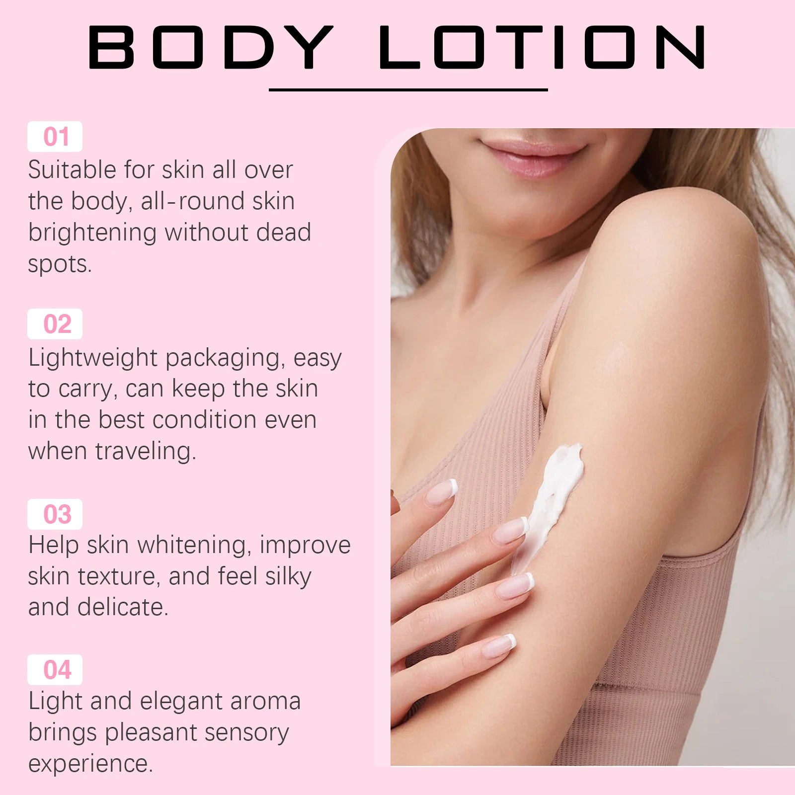 Arbutin Brightening Body Lotion for Glowing and Even Skin Tone - 4