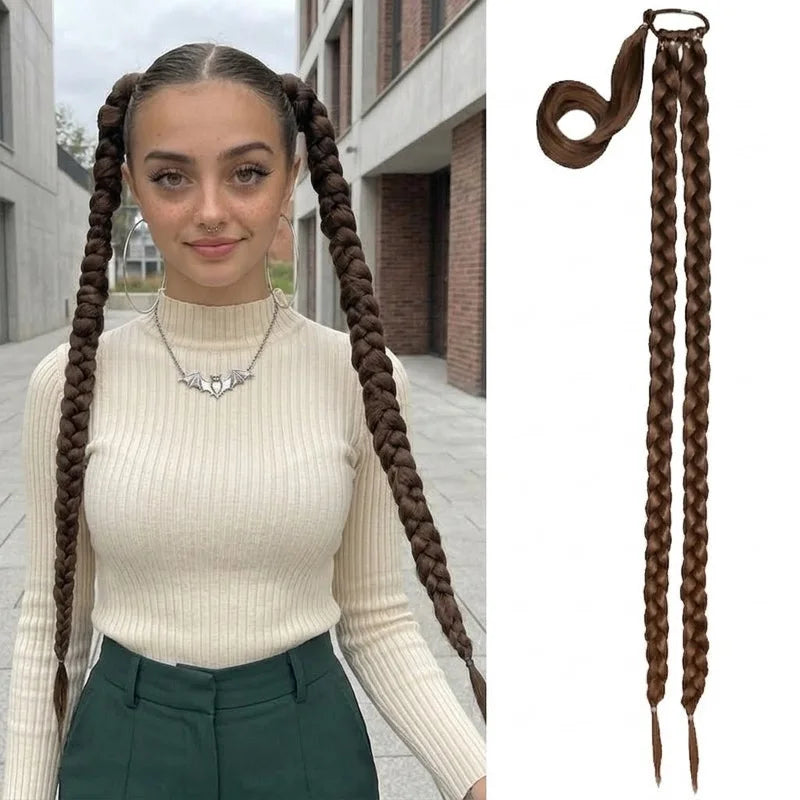 Braided Ponytail Extension for Quick and Stylish Hair Styling