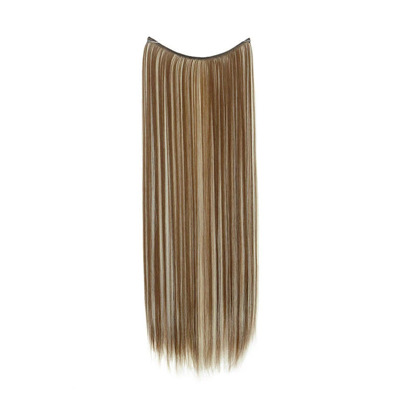 24-Inch Invisible Fishing Line Hair Extension for Instant Length