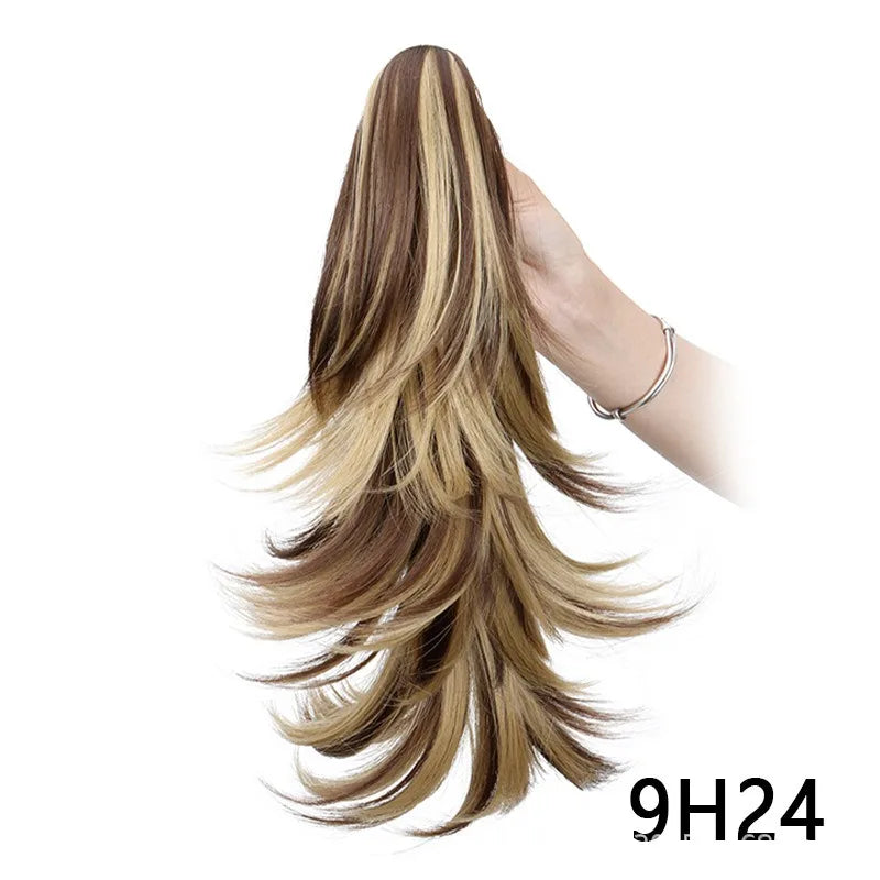 14-Inch Layered Claw Clip Ponytail Hair Extension - 13