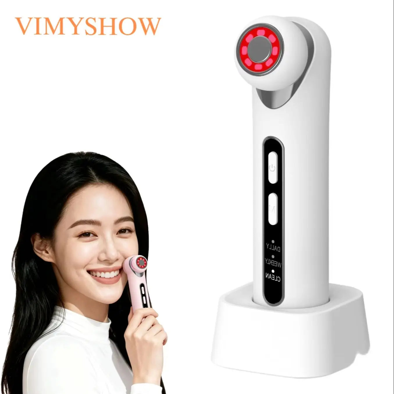 3-in-1 LED Photon Eye Facial Massager for Dark Circles and Fine Lines - 1