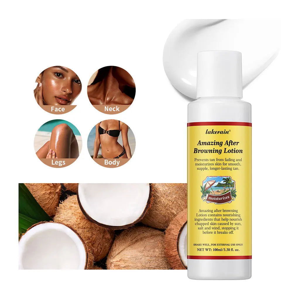 Sunless Tanning Body Lotion for a Deep Natural Bronze Glow