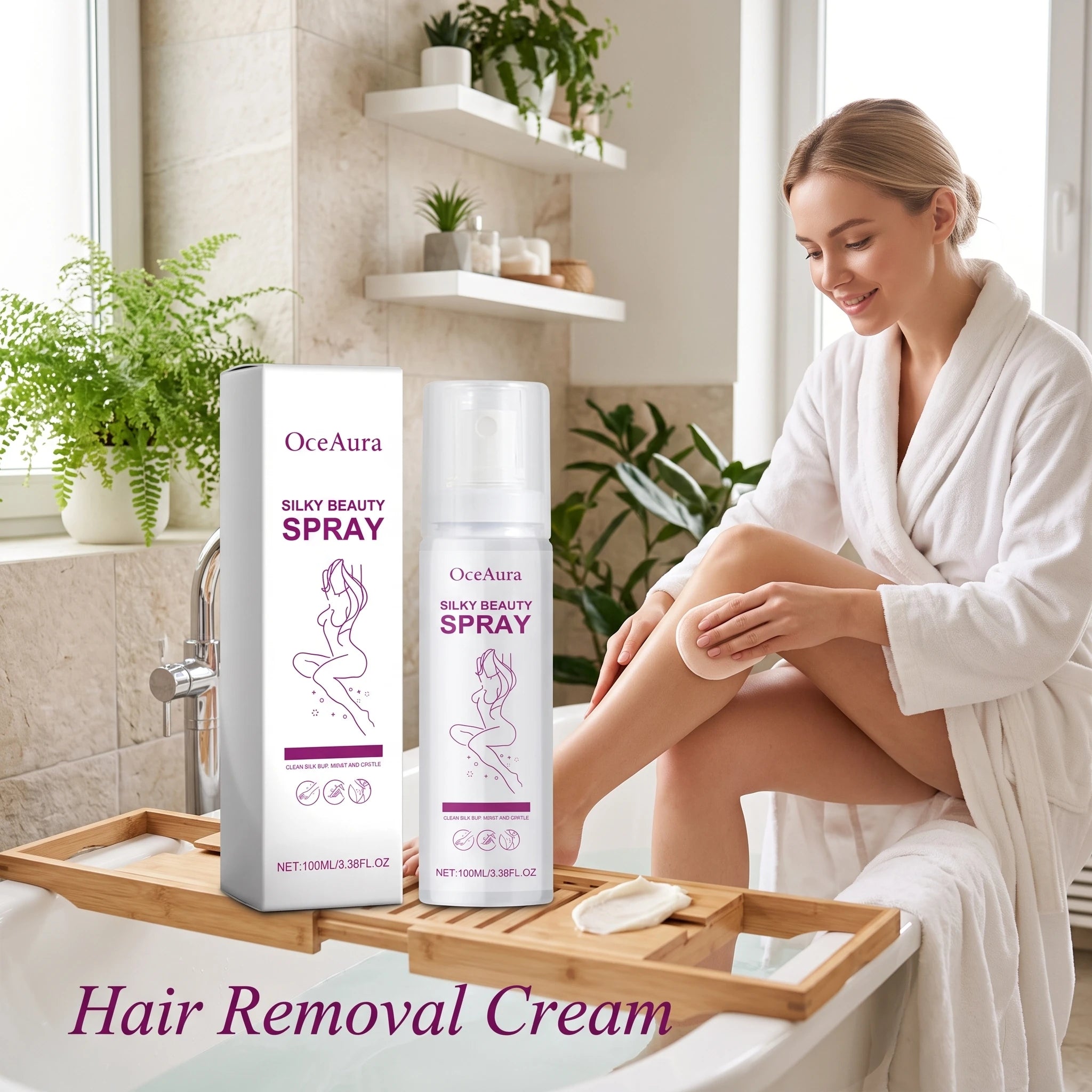 Gentle Painless Hair Removal Spray for Smooth Skin - 2