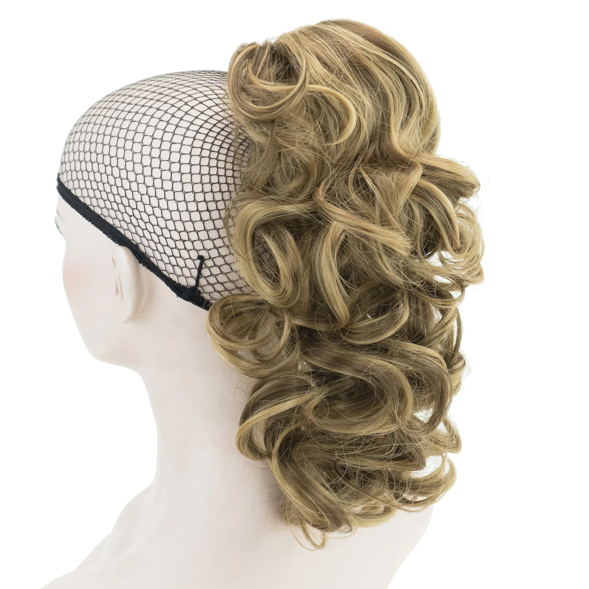 Short Curly Claw Clip Ponytail Hair Extension - 20