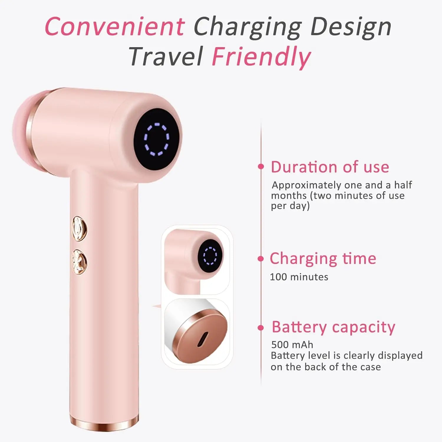 4-in-1 Waterproof Electric Facial Cleansing Brush and Exfoliating Scrubber - 5
