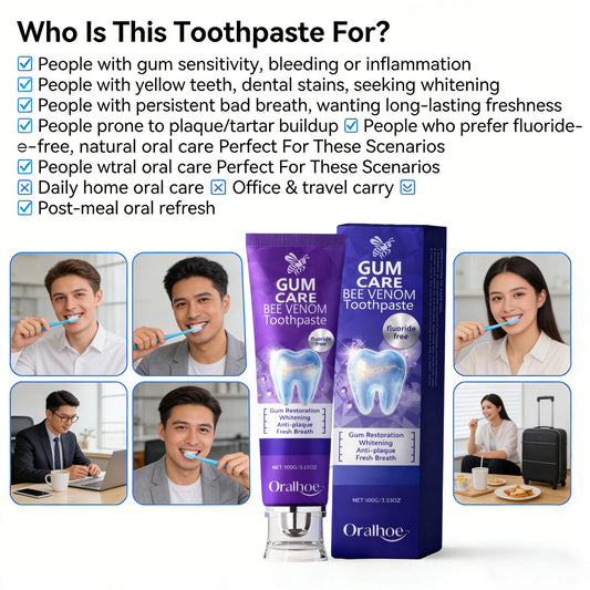 Bee Venom Gum Repair and Teeth Whitening Toothpaste