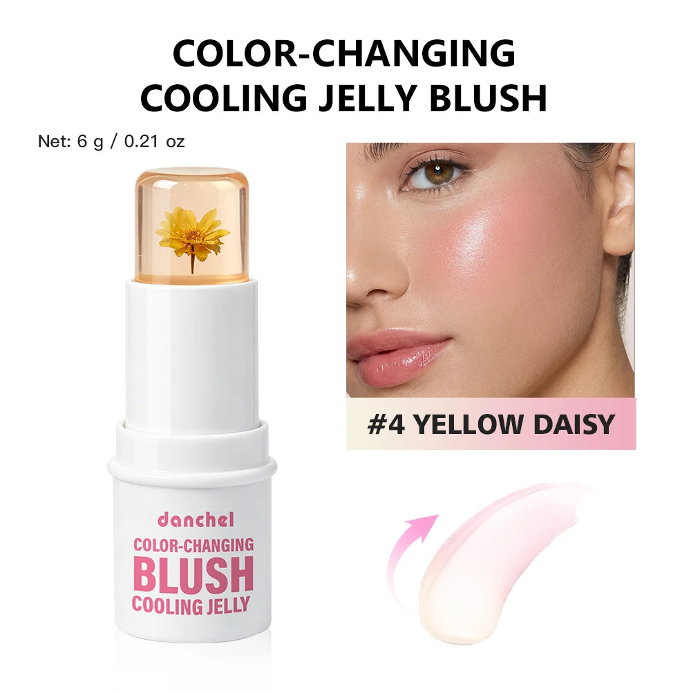 pH Adaptive Color Changing Jelly Blush for Lips Cheeks and Eyes - 22