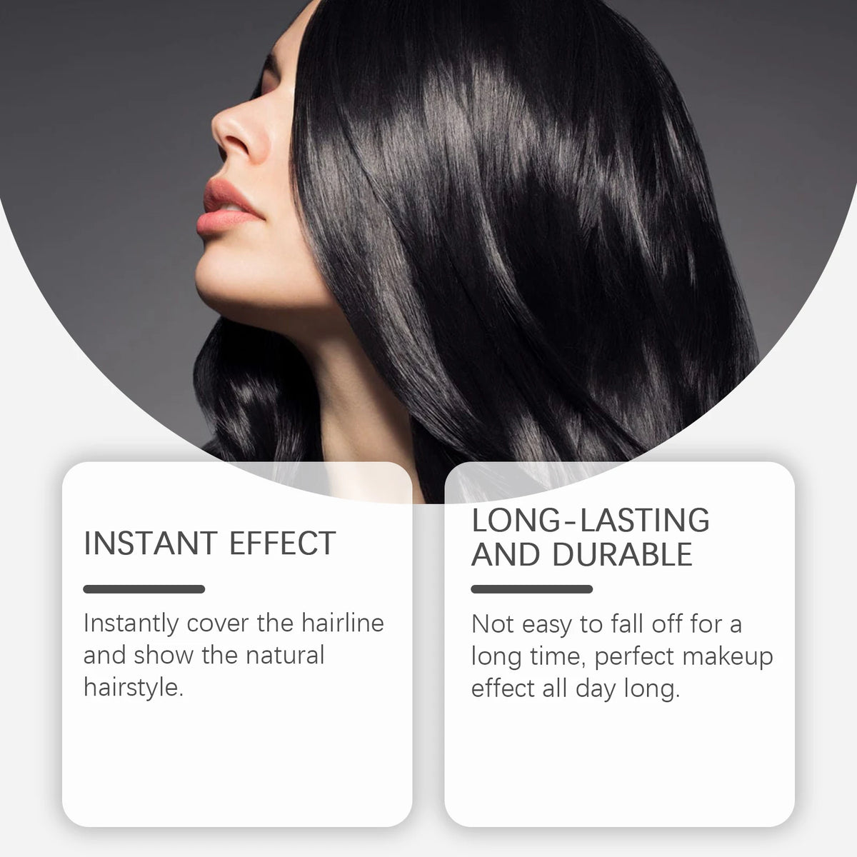 Instant Hair Concealer and Root Cover Up for Thicker Fuller Looking Hair