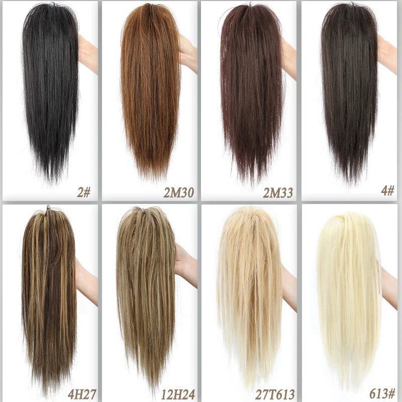 14-Inch Straight Claw Clip Ponytail Extension - 3
