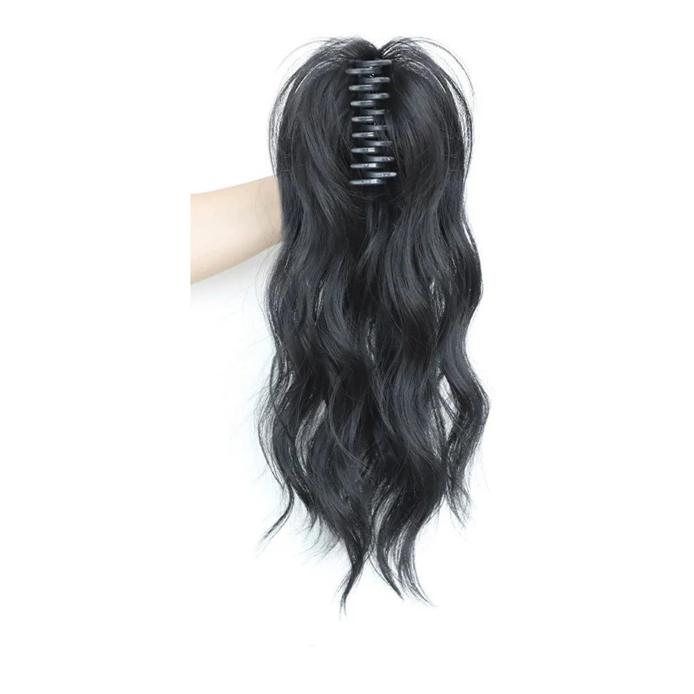 12 Inch Wavy Claw Clip Ponytail Hair Extension - 13
