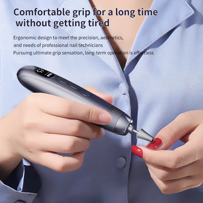 Electric Manicure and Pedicure Drill Kit for Professional Nail Care
