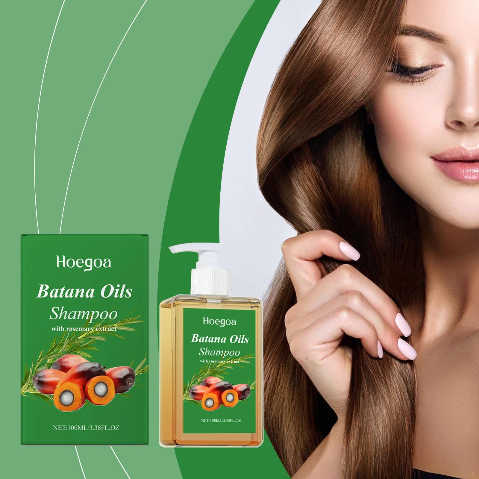 Batana Oil Hair Growth Shampoo for Damaged Hair and Scalp Repair - 2