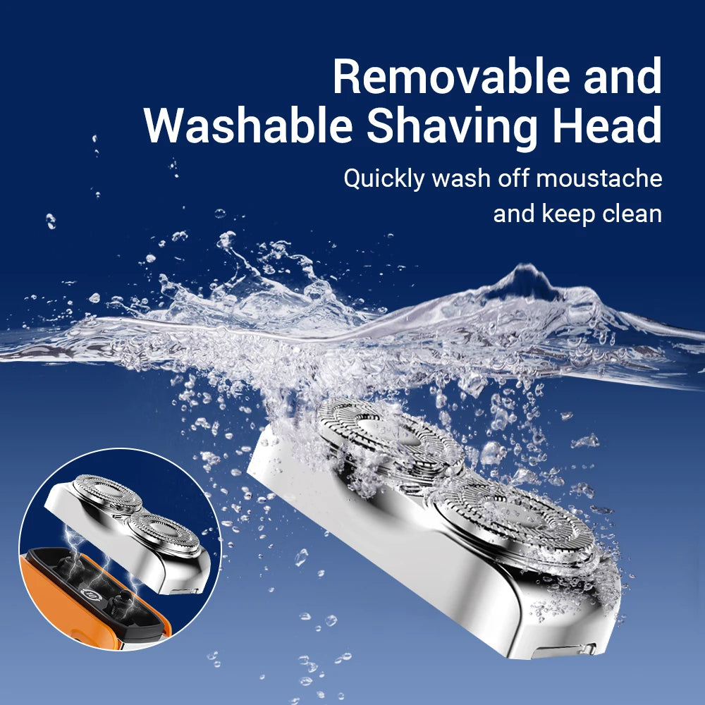 Portable Mini Electric Shaver for Men Travel Grooming - 10