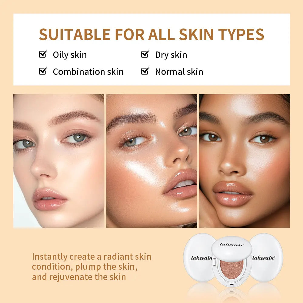 Dewy Glow Hydrating Air Cushion Foundation for Natural Radiant Skin