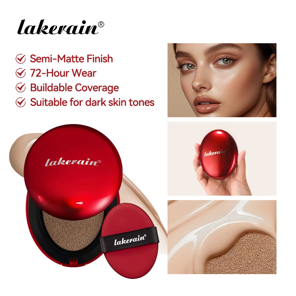 Waterproof Sunscreen Cushion Foundation for Flawless Semi-Matte Coverage