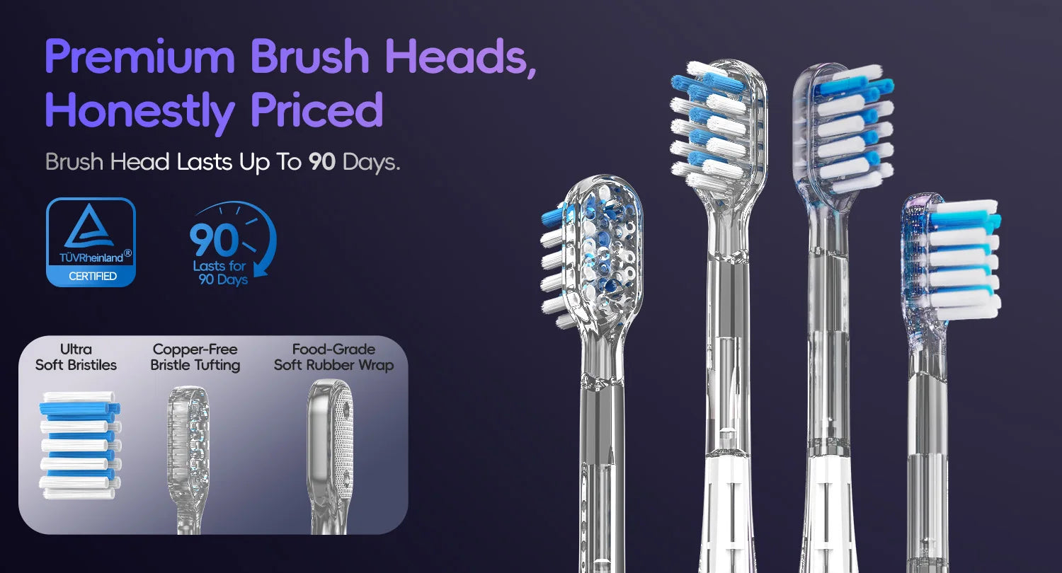 Portable Sonic Electric Toothbrush and Oral Water Flosser Hygiene Set - 18