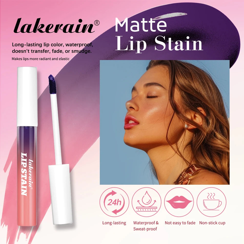 Long-Lasting Peel-Off Lip Stain for Waterproof Smudge-Proof Color